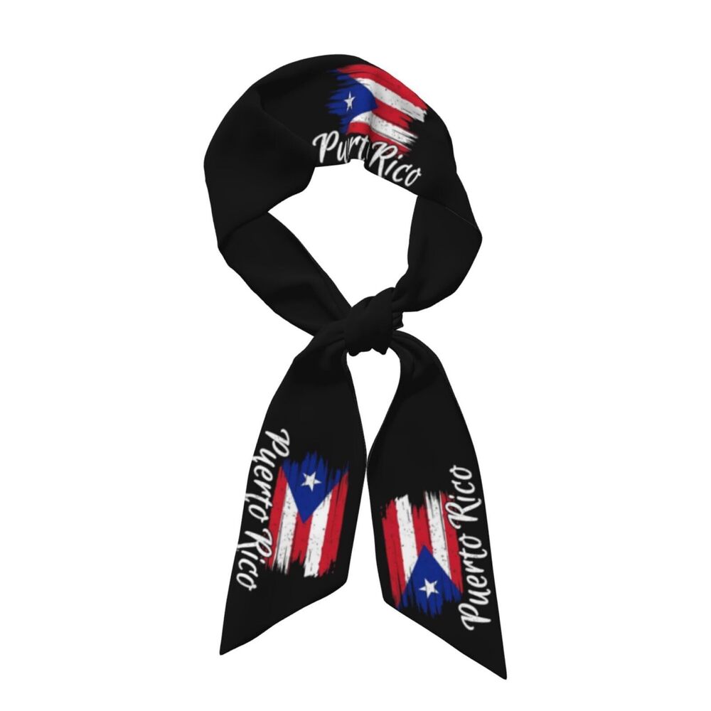 1916 Cute Puerto Rico Flag Fashion Scarf Head Scarf Puerto Rican Purse